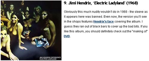 verbotene alben-cover: jimi hendrix - electric ladyland